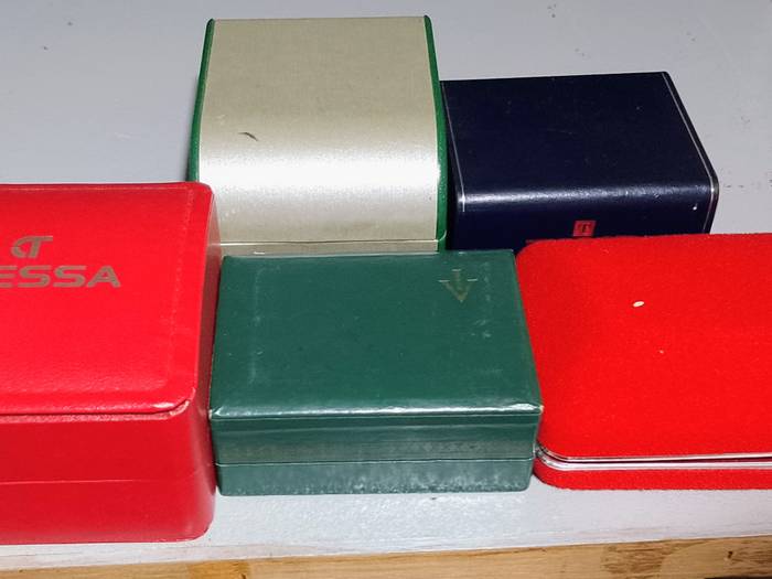 Lote de cajas de reloj