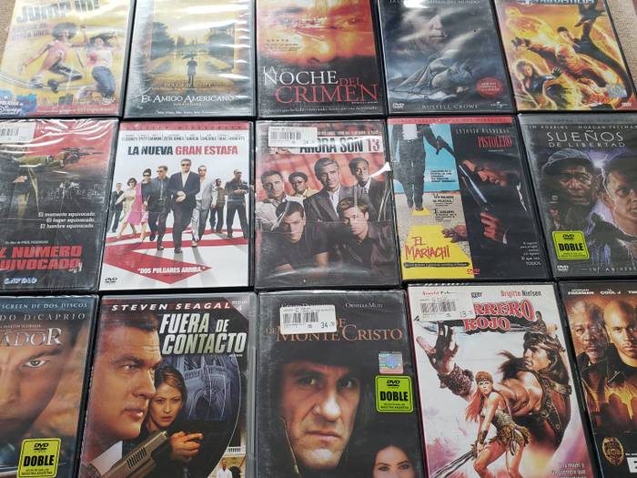 Lote de DVD sin usar